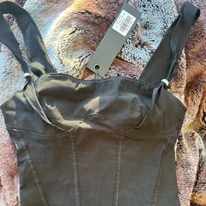 I AM GIA Black Corset. New with Tag.